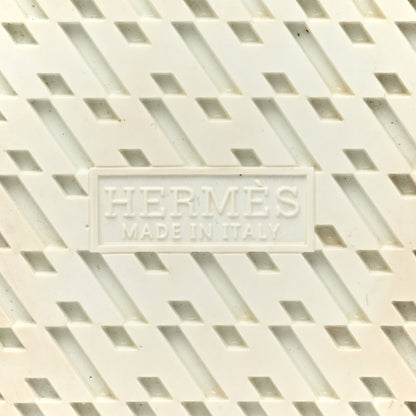 Hermes Calfskin Womens Dare Sneakers 38.5 Black White 6 of 8