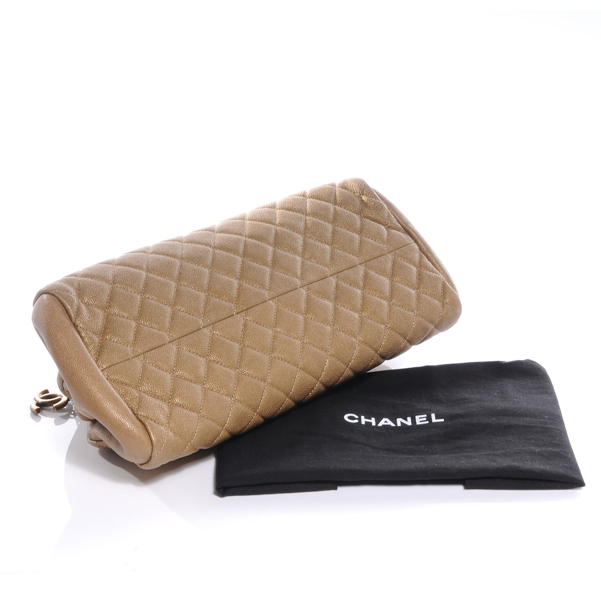 Chanel Caviar Quilted Medium Just Mademoiselle Beige 4 of 7