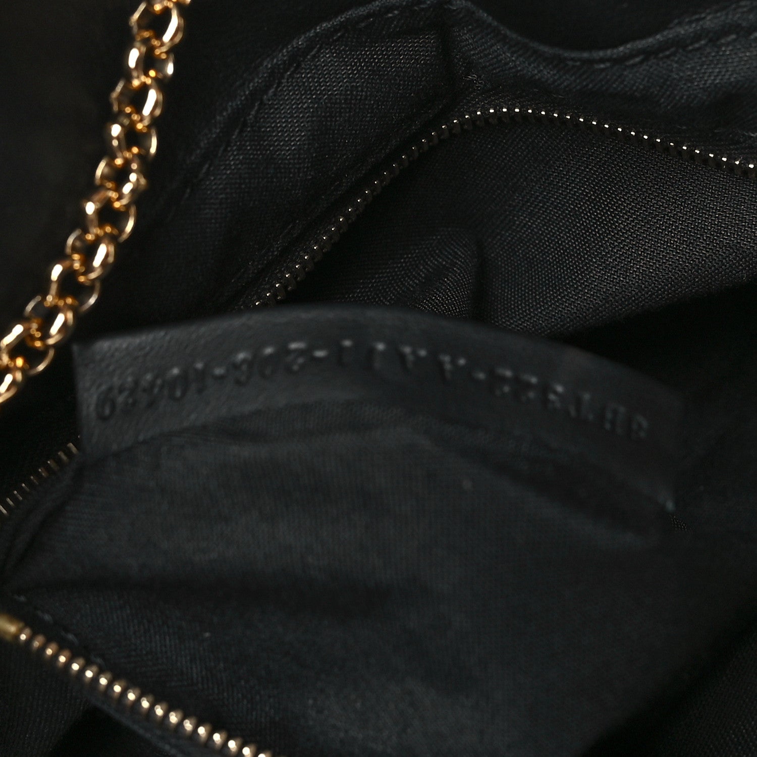 Fendi Vitello Grace King Karligraphy Chain Bucket Bag Black Bisquit 6 of 9