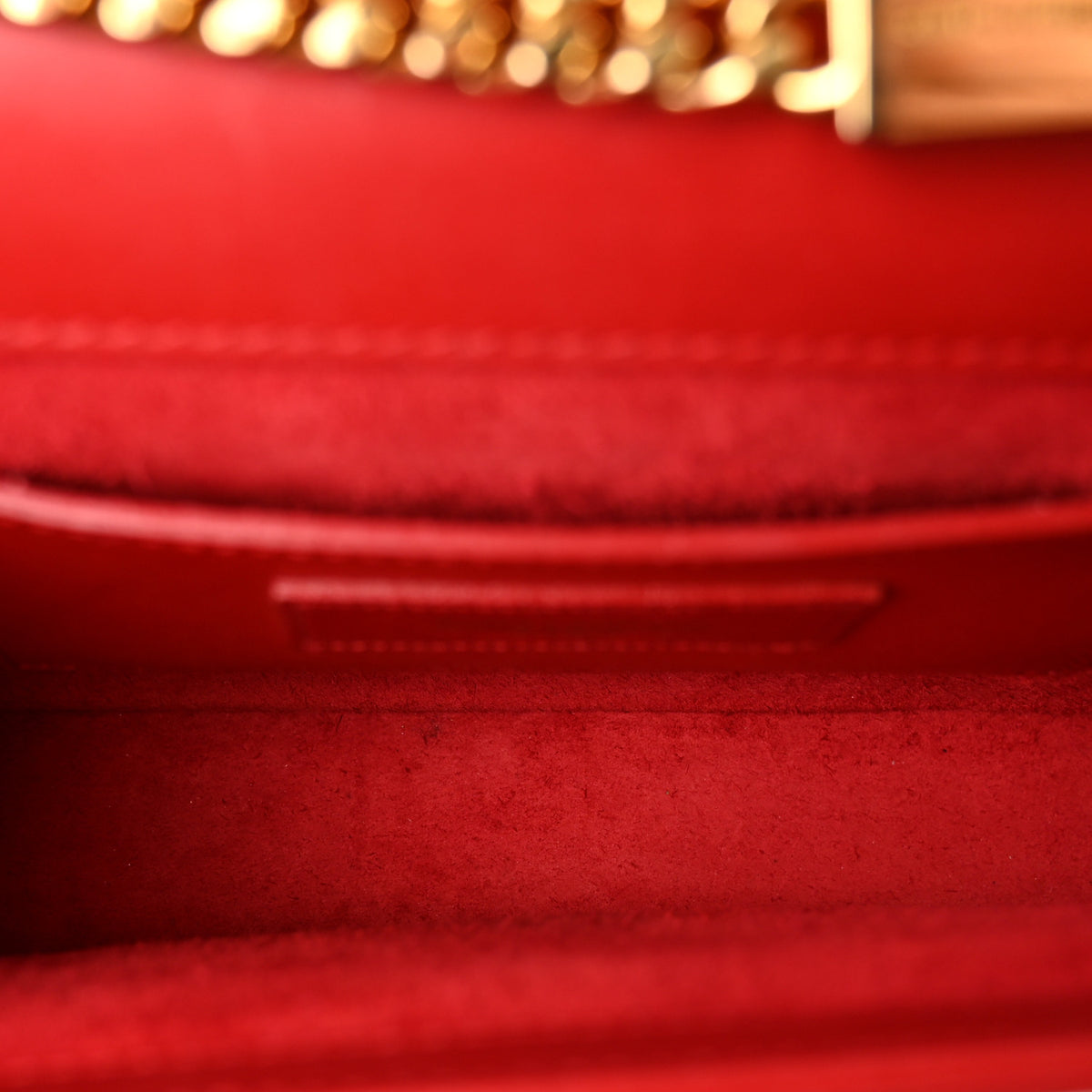 Saint Laurent Smooth Calfskin Medium Classic Monogram Kate Tassel Satchel Lipstick Red 5 of 11