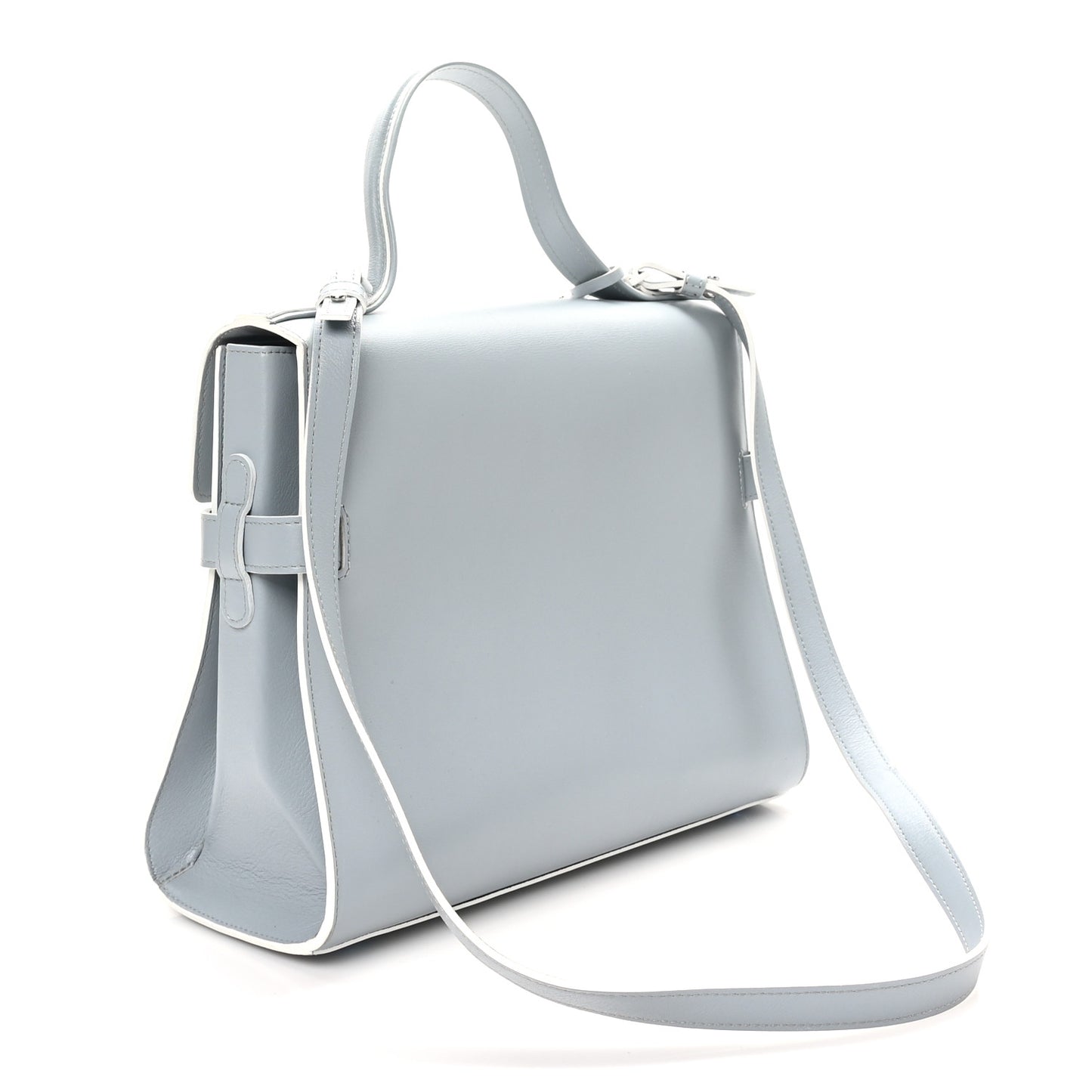 Calfskin GM Tempete Satchel Light Blue