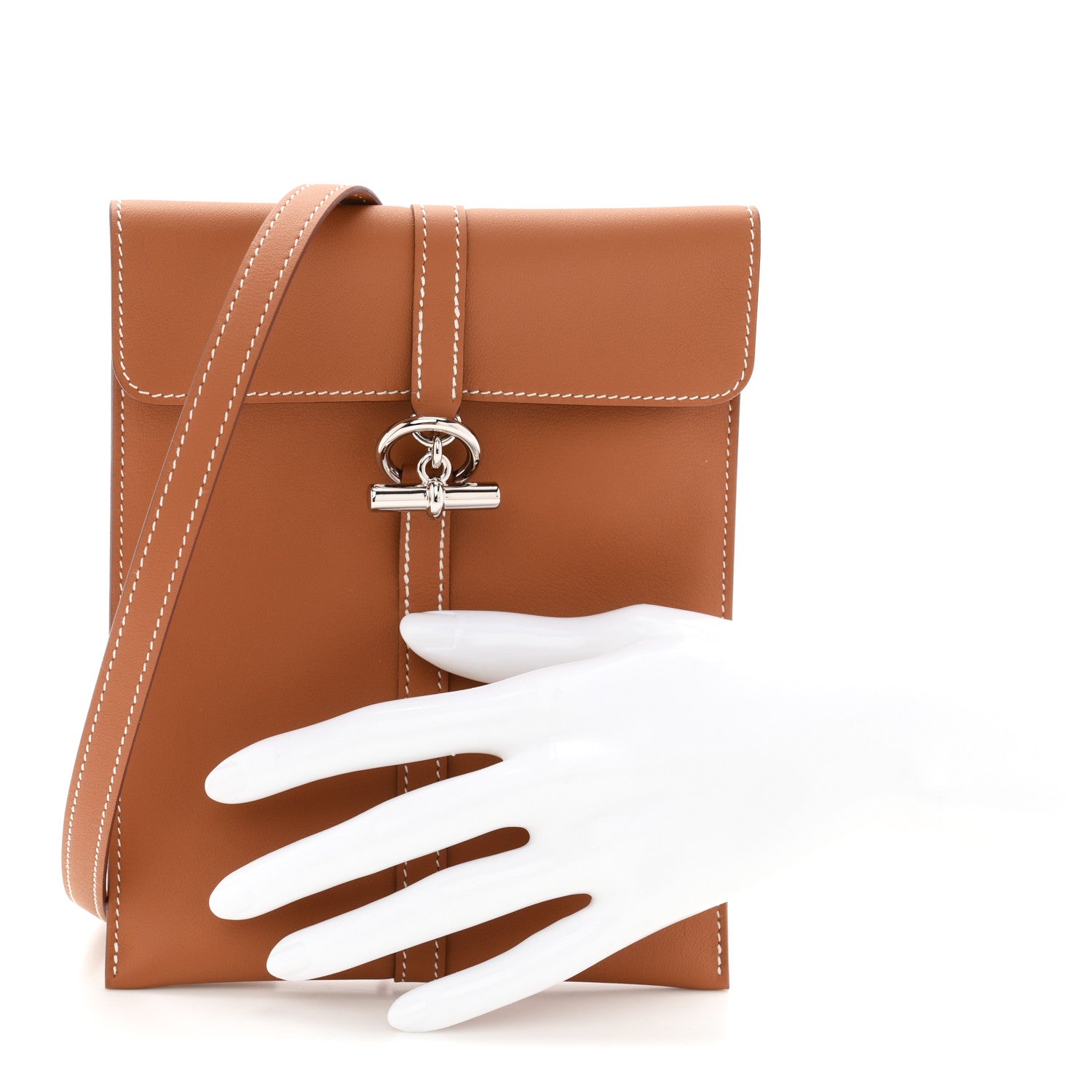 Hermes Swift Glenan To Go Pouch Gold 2 of 11