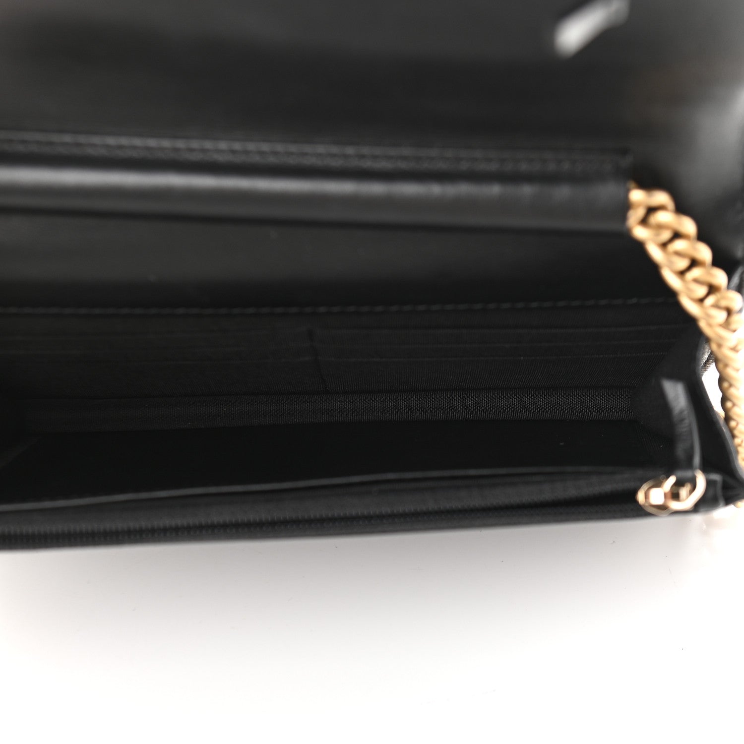 Chanel Caviar Quilted Boy Wallet On Chain WOC Black 5 of 10