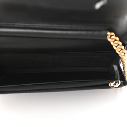 Chanel Caviar Quilted Boy Wallet On Chain WOC Black 5 of 10