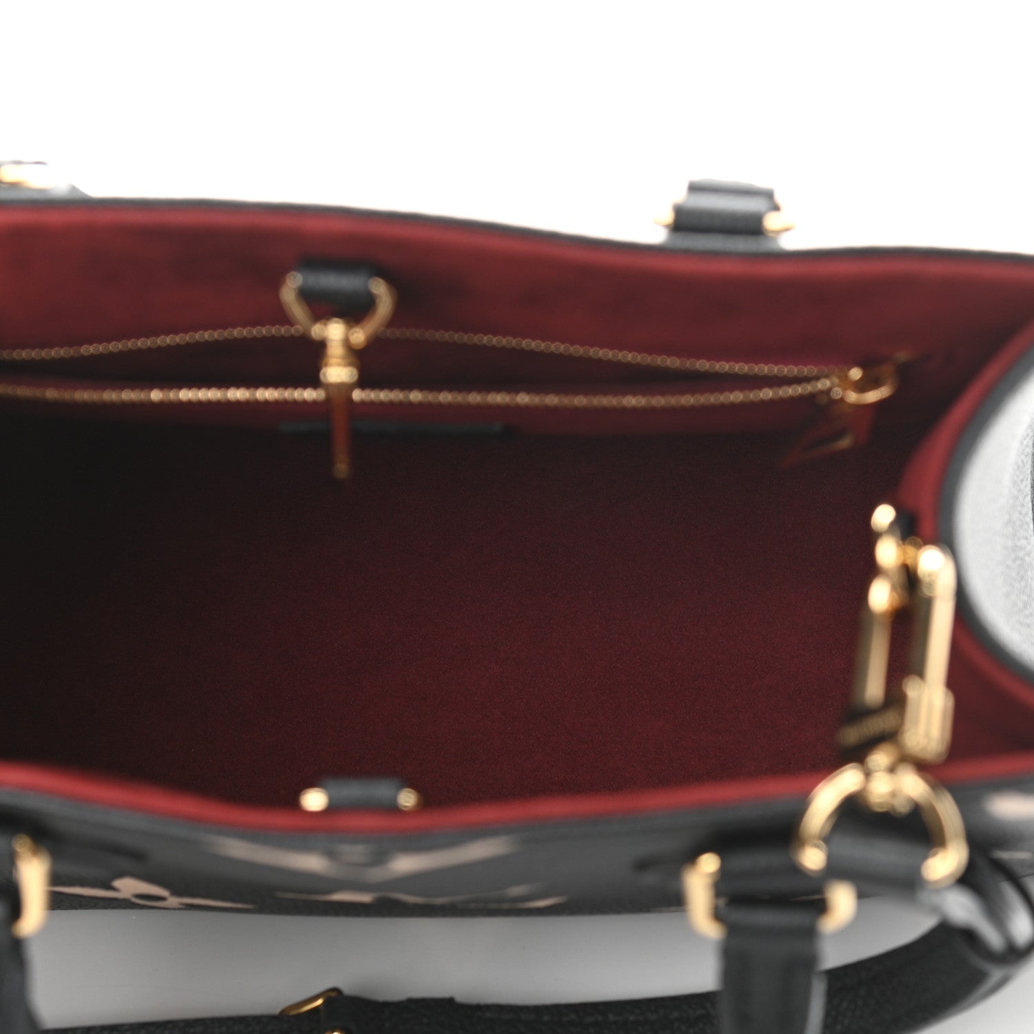 Louis Vuitton Empreinte Monogram Giant Onthego PM Black Beige 5 of 9