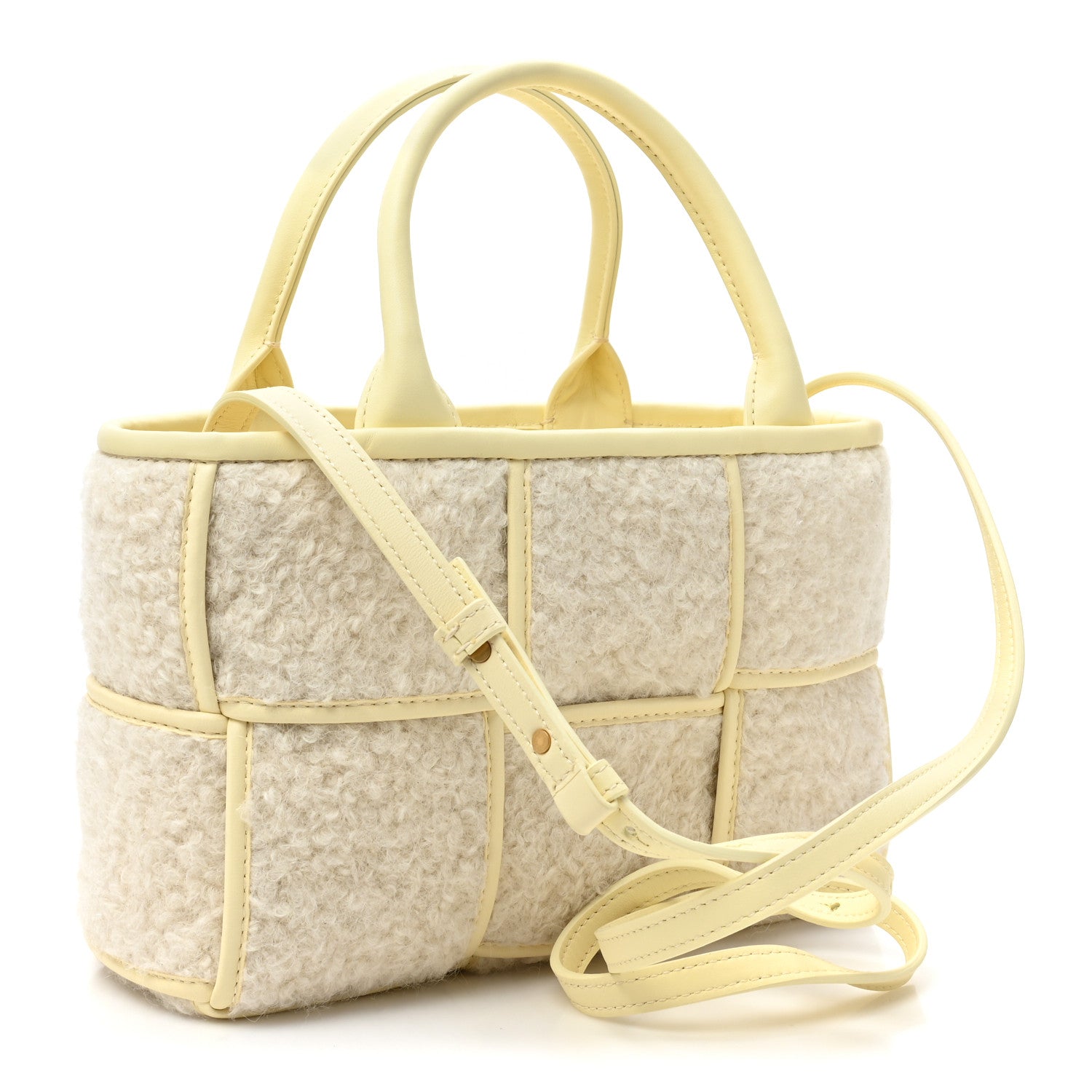 Bottega Veneta Fabric Maxi Intrecciato Mini Arco Tote 4 of 9