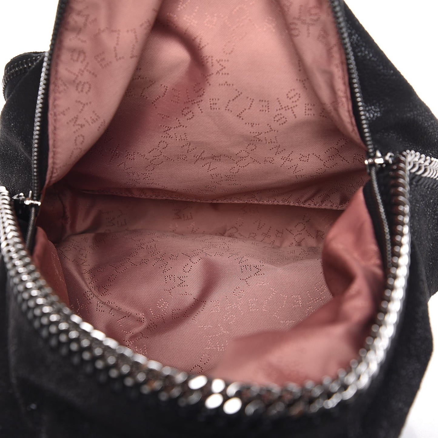 Shaggy Deer Small Falabella Backpack Black