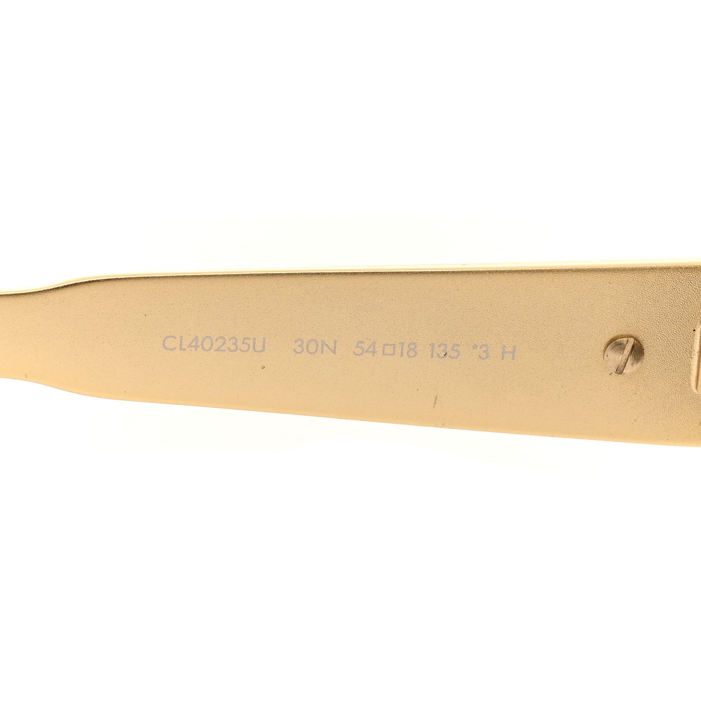 Metal Triomphe 01 Sunglasses CL40235U Gold Green