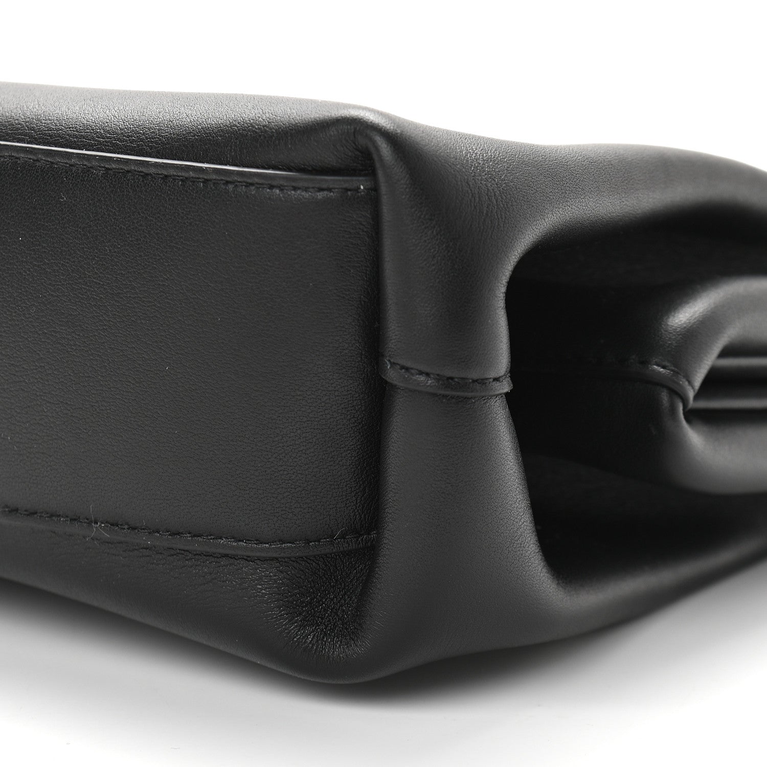 Bottega Veneta Calfskin Small The Point Triangle Bag Black 8 of 8