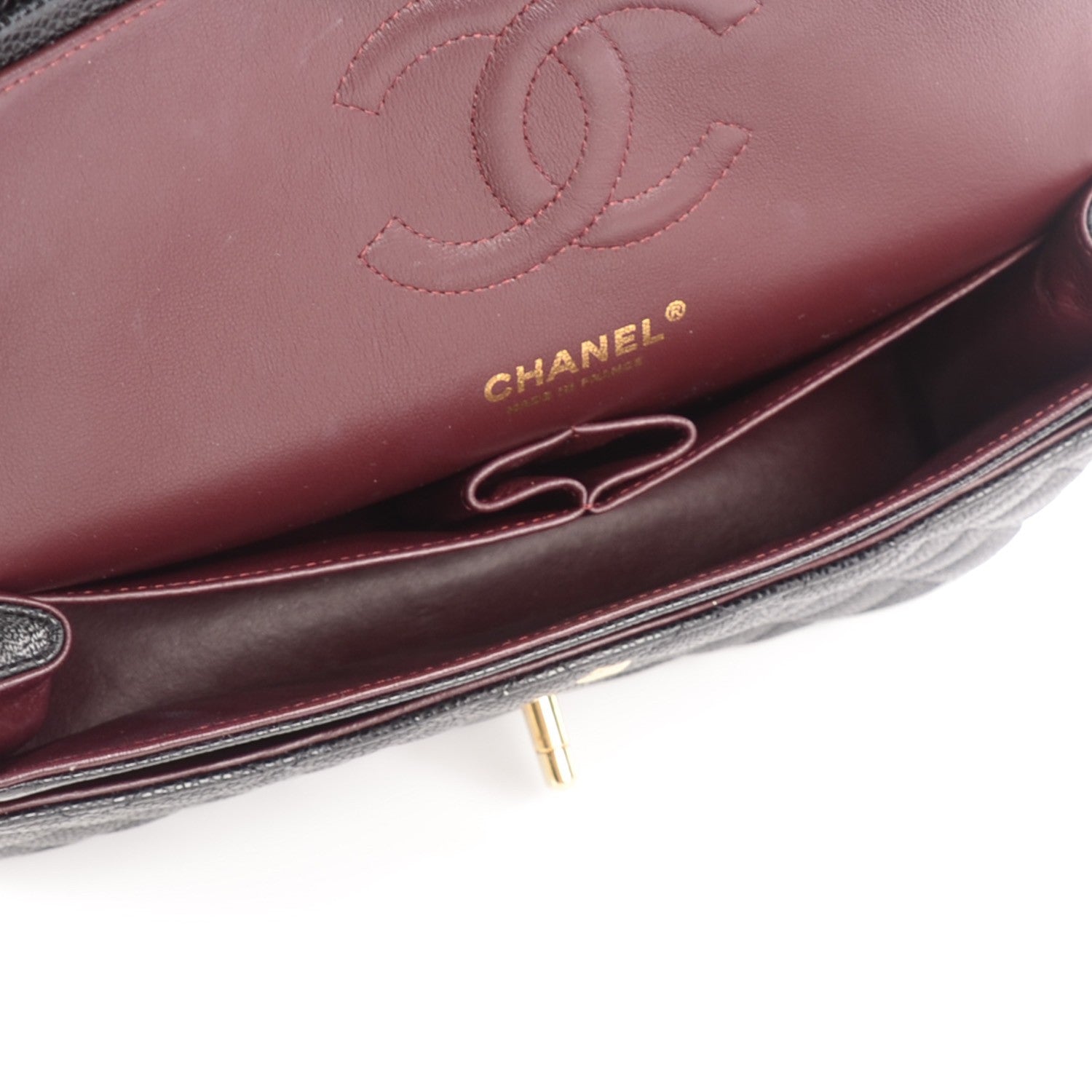 Chanel Caviar Quilted Medium Double Flap Black 5 of 9