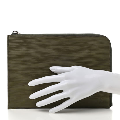 Louis Vuitton Epi Pochette Jour GM Olive 2 of 6