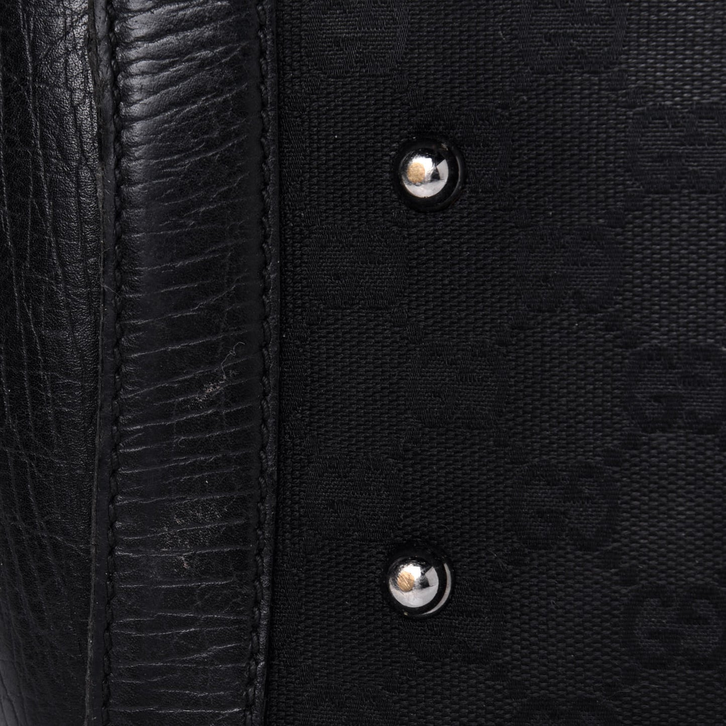 Monogram Bamboo Bullet Bag Black