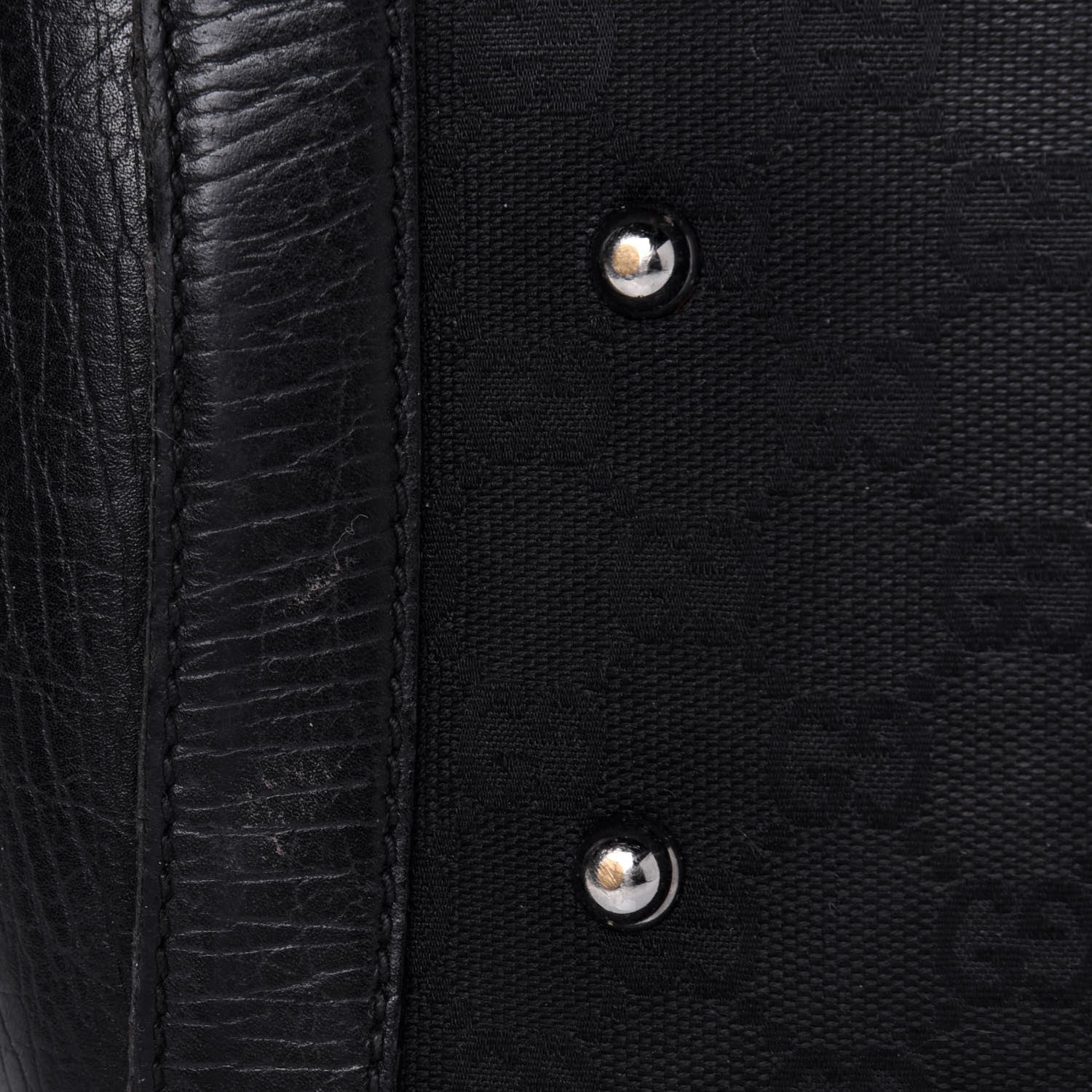 Gucci Monogram Bamboo Bullet Bag Black 19 of 31