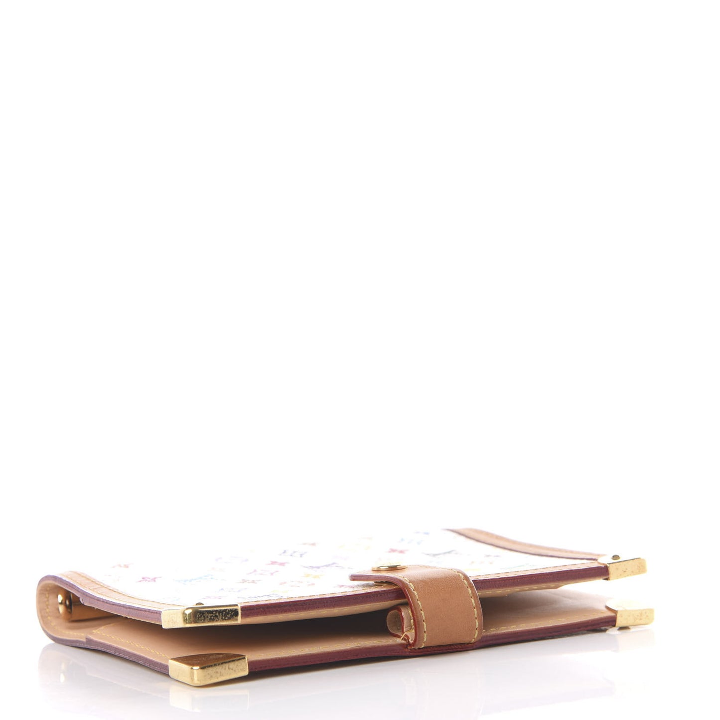 Monogram Multicolor Small Ring Agenda Cover White