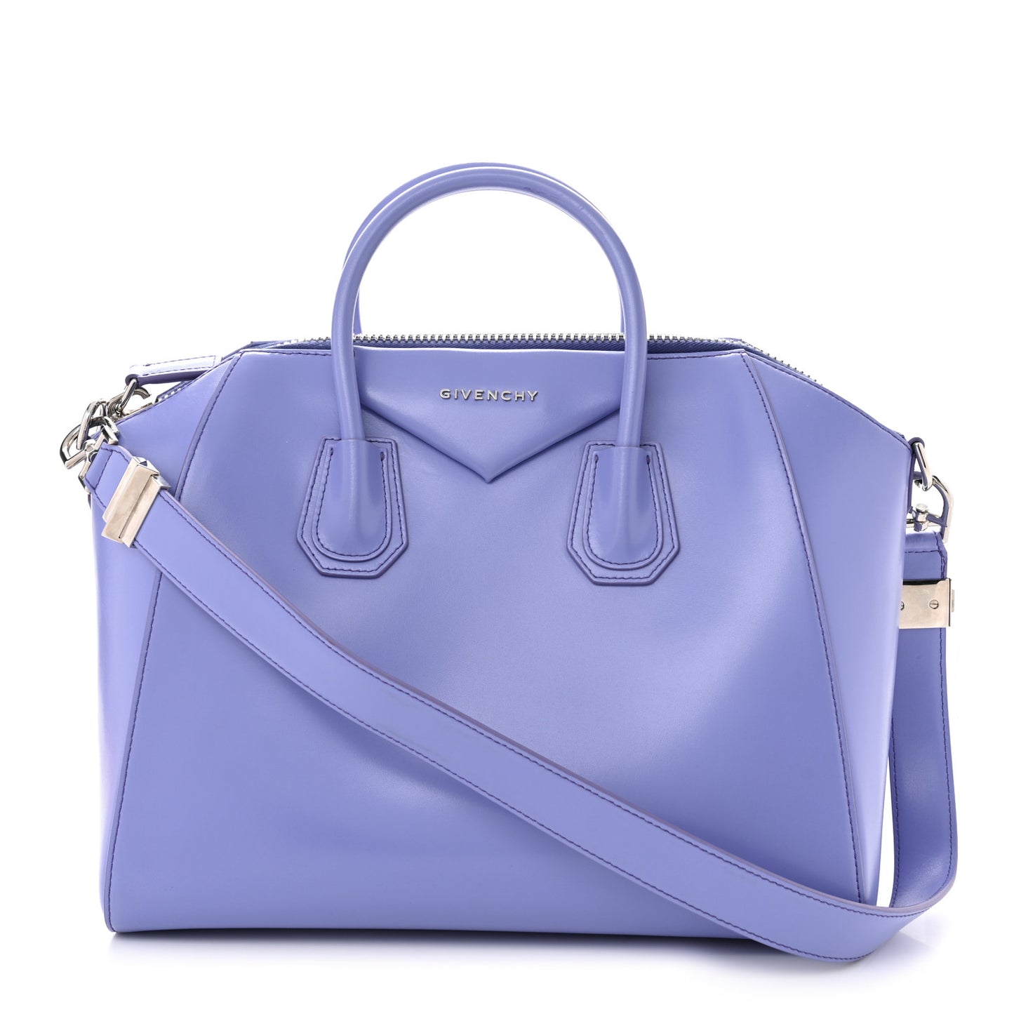 Shiny Lord Calfskin Medium Antigona Lilac