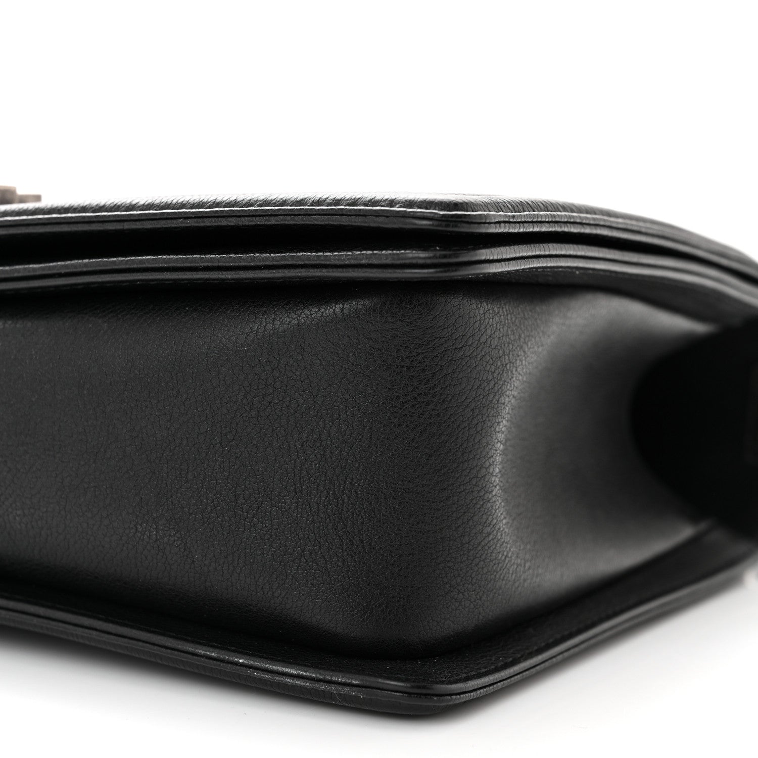 Chanel Grained Calfskin Quilted New Medium Boy Flap Black 10 of 11