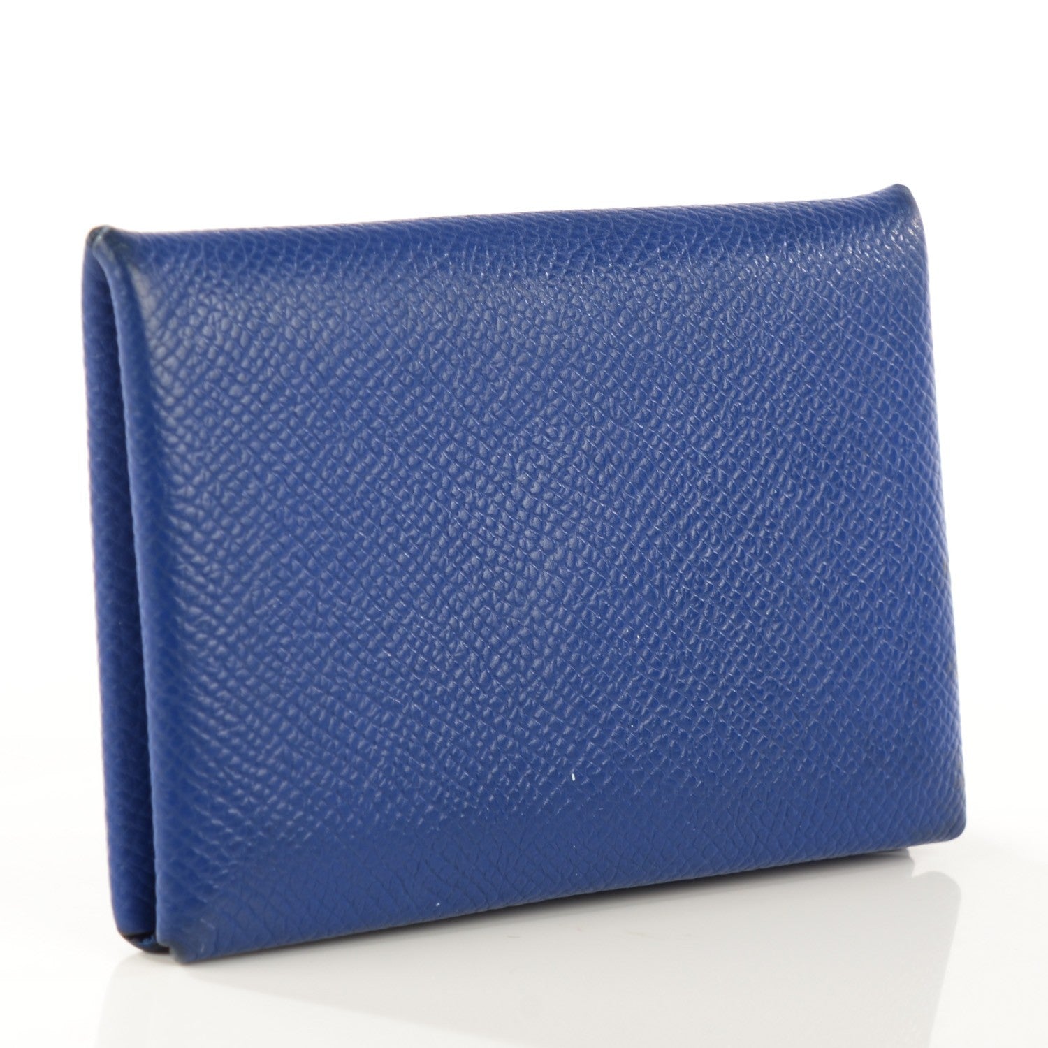 Hermes Epsom Calvi Card Case Bleu Electrique 3 of 7