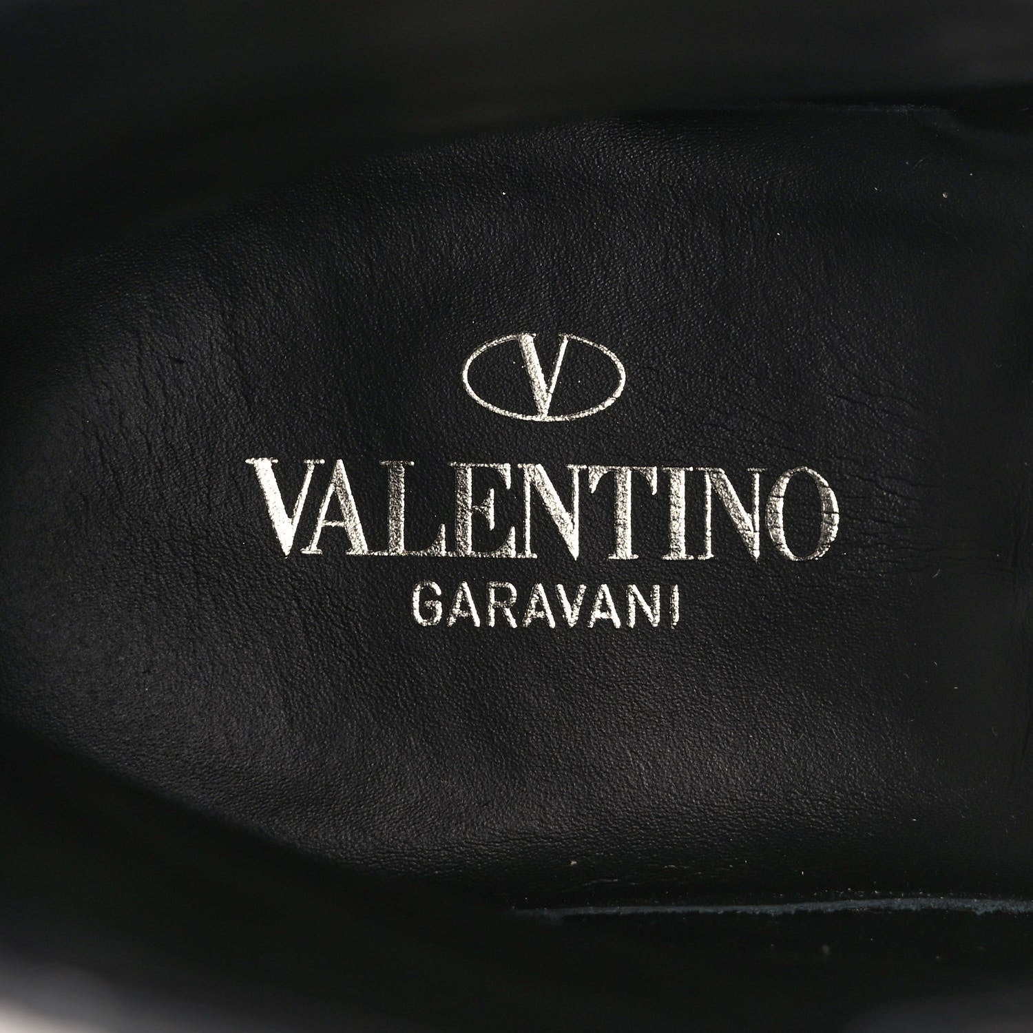 Valentino Garavani Calfskin Womens VLOGO 35mm Combat Boots 37 Black 7 of 9