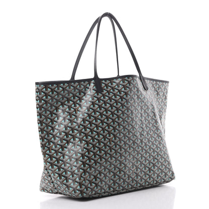 Goyard Goyardine Saint Louis Claire Voie GM Black Blue 3 of 12