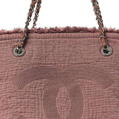 Chanel Canvas Small Double Face Shopping Tote Pink 8 of 12
