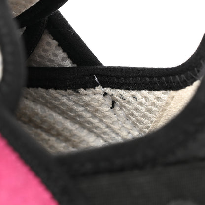 Chanel Fabric Suede CC Sneakers 37 Blue Beige Pink 10 of 21