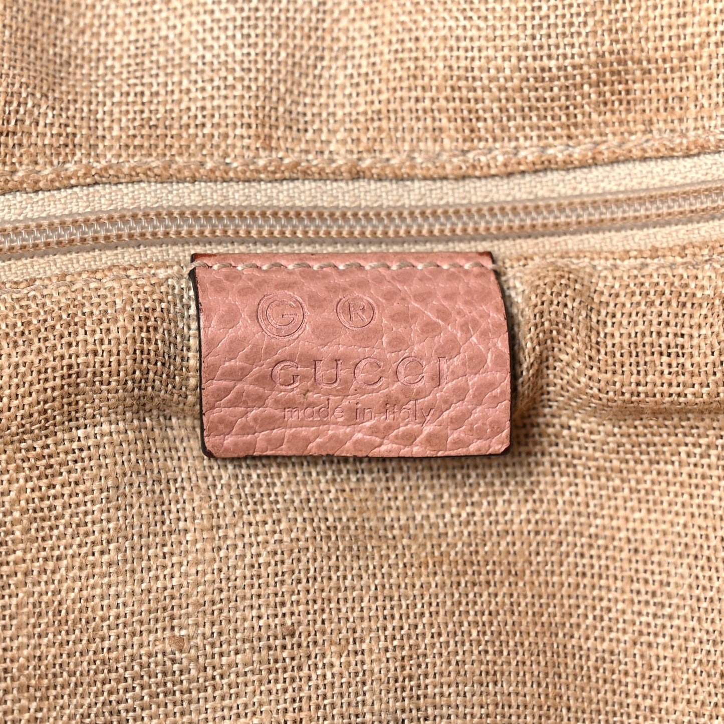 GG Monogram Large Margaux Hobo Beige Soft Pink