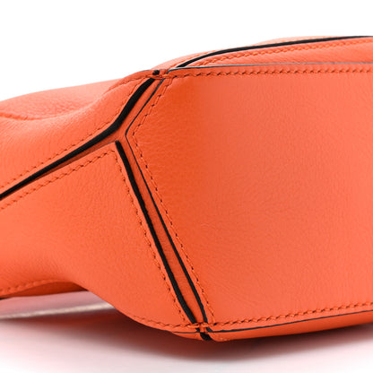 Loewe Calfskin Mini Puzzle Bag Orange 10 of 12