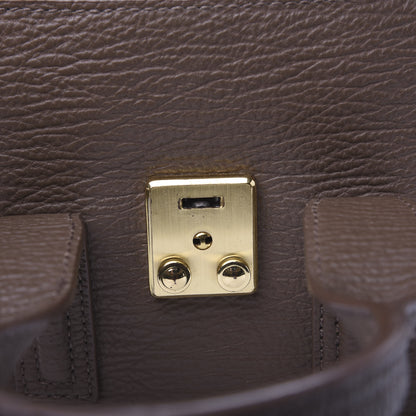 3.1 Phillip Lim 3.1 Textured Calfskin Mini Pashli Satchel Taupe 8 of 11