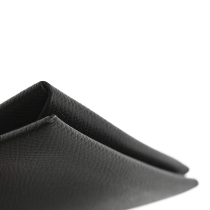 Hermes Epsom Calvi Card Case Black 9 of 10
