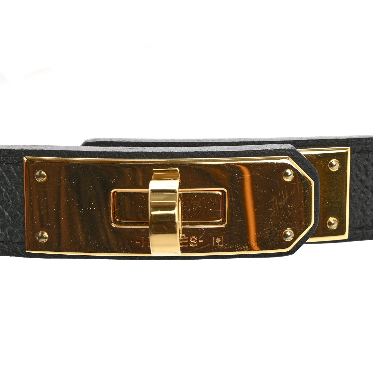 Hermes Epsom Kelly Belt Black 4 of 5