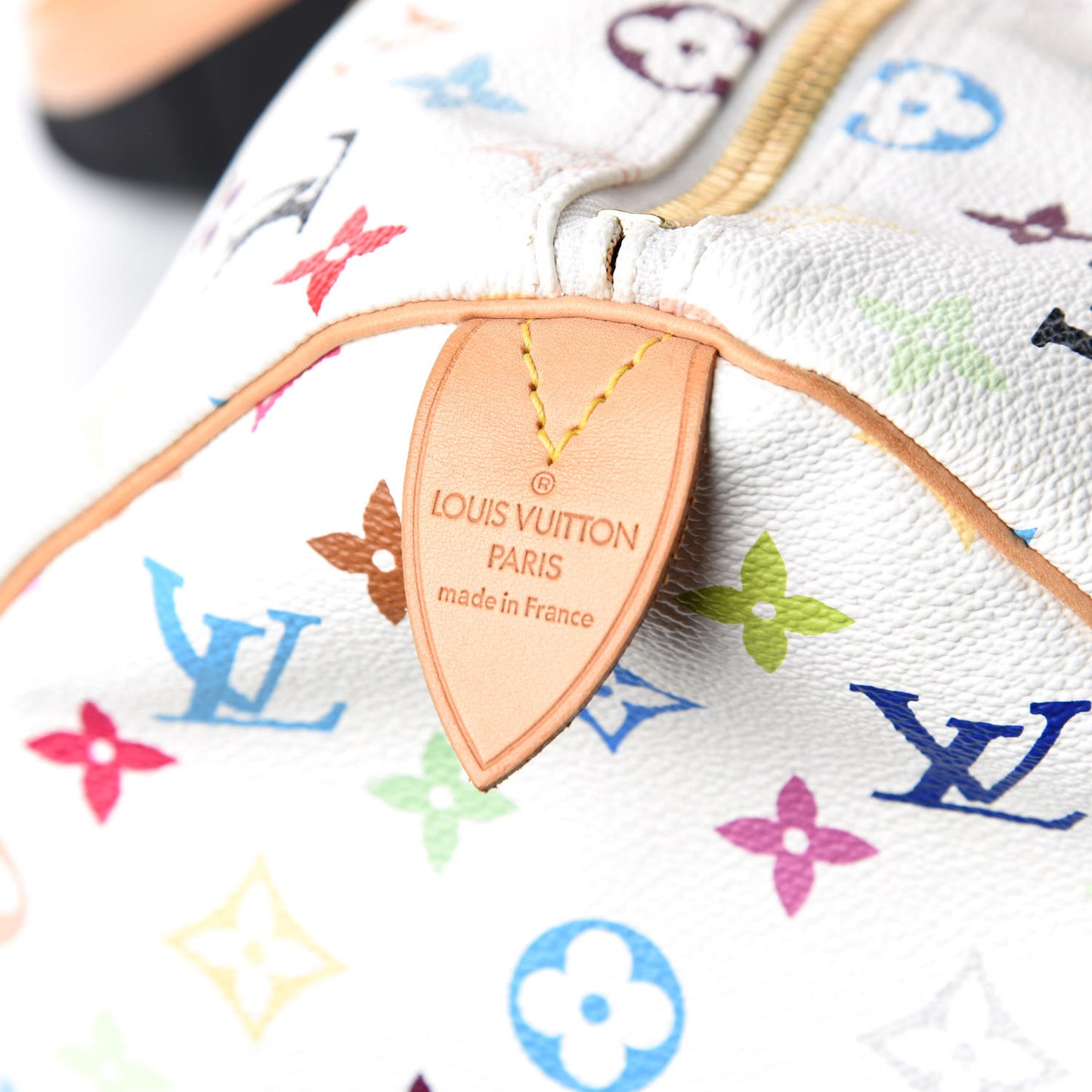 Monogram Multicolor Keepall 45 White