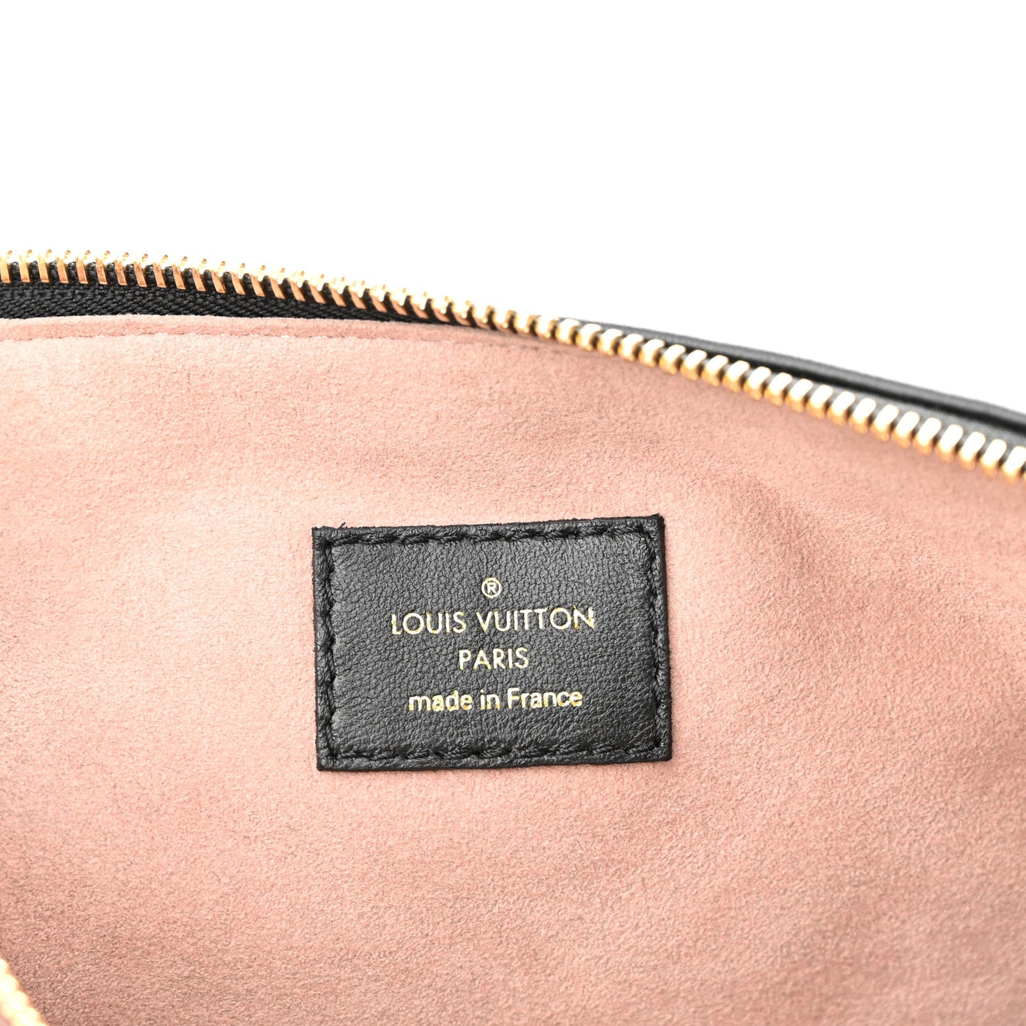 Lambskin Embossed Monogram Coussin PM Black