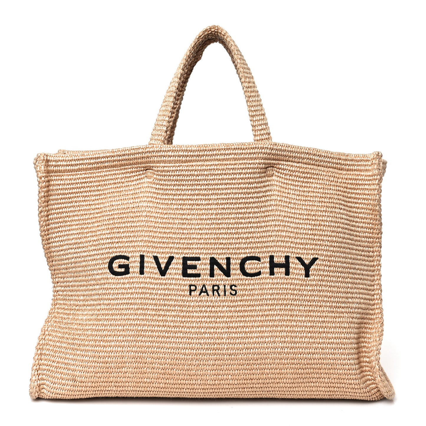 Raffia Large G Shopping Tote Natural