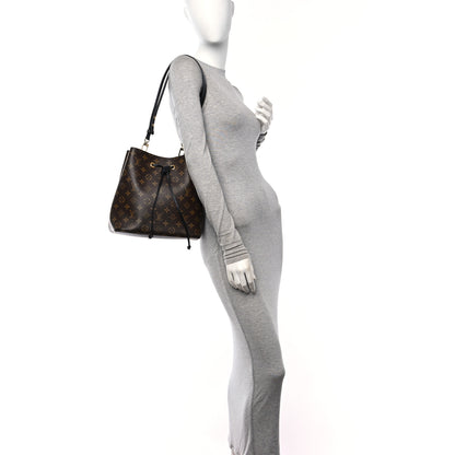 Louis Vuitton Monogram Neonoe MM Black 2 of 9
