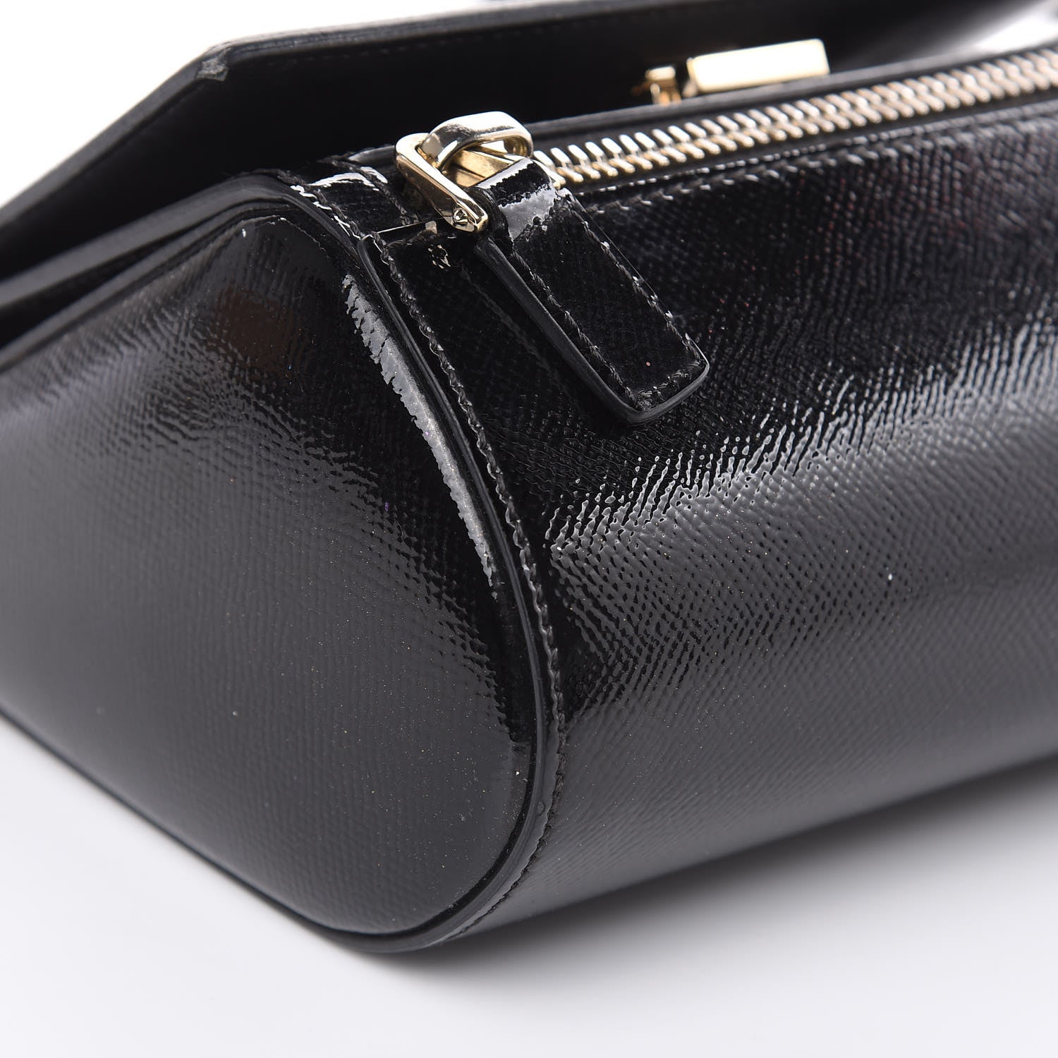 Givenchy Textured Patent Calfskin Mini Pandora Box Crossbody Bag Black 8 of 16