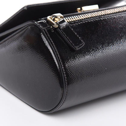 Givenchy Textured Patent Calfskin Mini Pandora Box Crossbody Bag Black 8 of 16