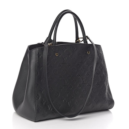 Louis Vuitton Empreinte Montaigne GM Black 4 of 10