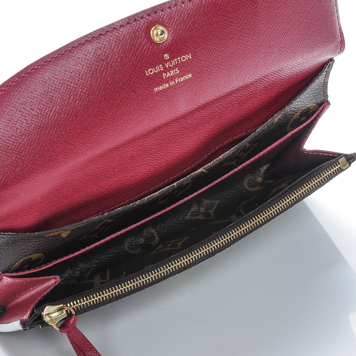 Monogram Emilie Wallet Fuchsia