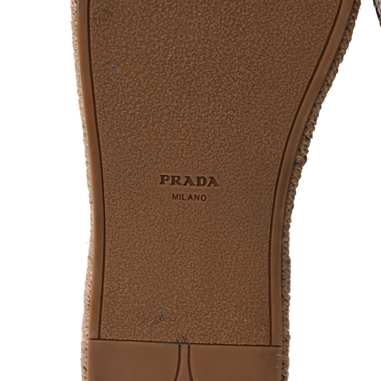 Prada Calfskin Espadrille 45mm Platform Sneakers 38.5 Black 6 of 8