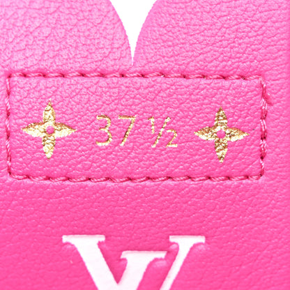 Louis Vuitton Calfskin Charlie Sneaker 37.5 White Fuchsia 7 of 9