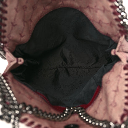 Stella McCartney Canvas Logo Mini Falabella Tote Red 5 of 9