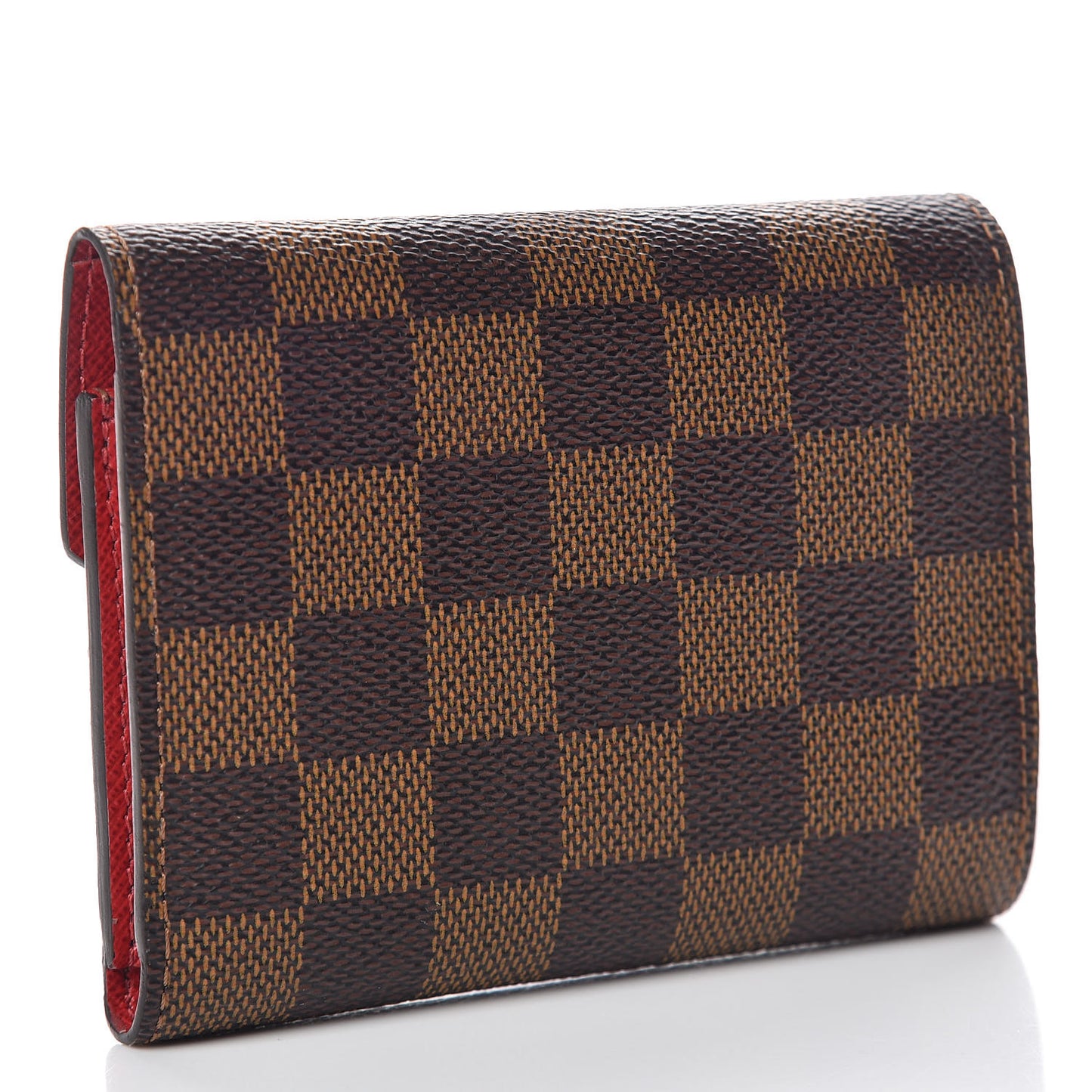 Damier Ebene Victorine Wallet Red