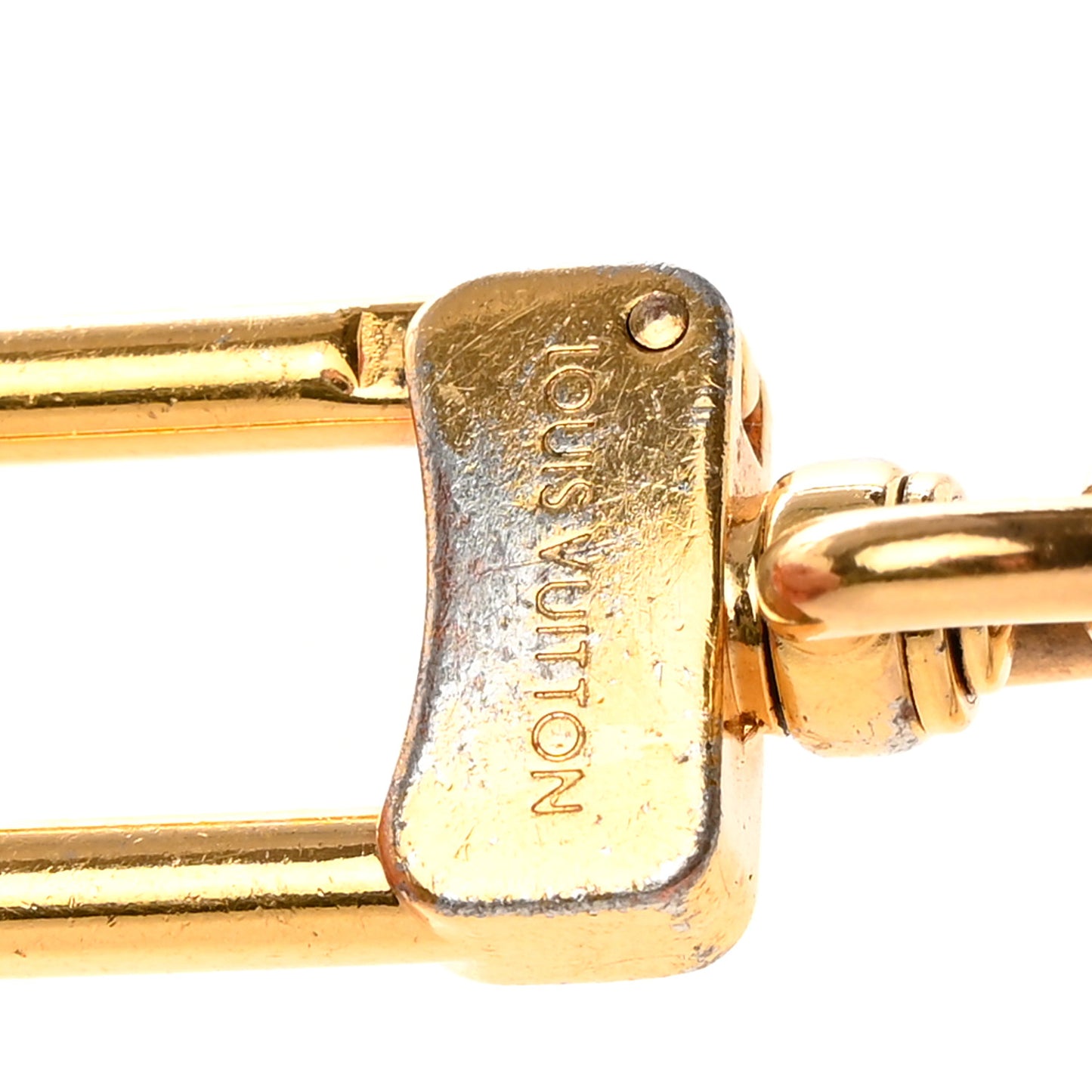 Lock Me Strass Bag Charm Key Holder Gold