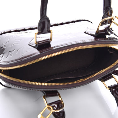 Louis Vuitton Vernis Alma BB Amarante 6 of 10