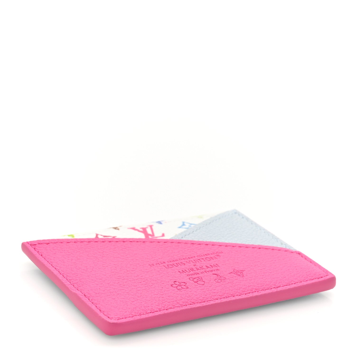 Louis Vuitton LV X TM Monogram Multicolor Criss-Cross Card Holder Kawaii Pink 4 of 8