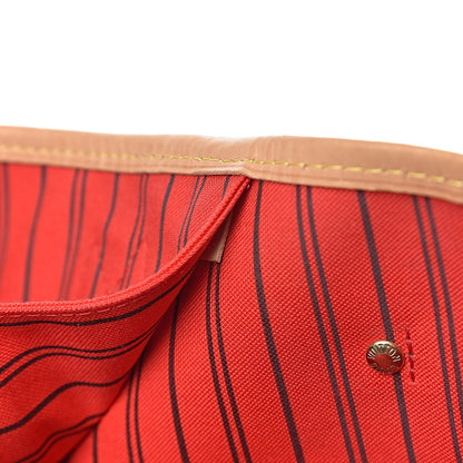 Louis Vuitton Monogram Jungle Dots Neo Neverfull MM Coquelicot Denim 7 of 11