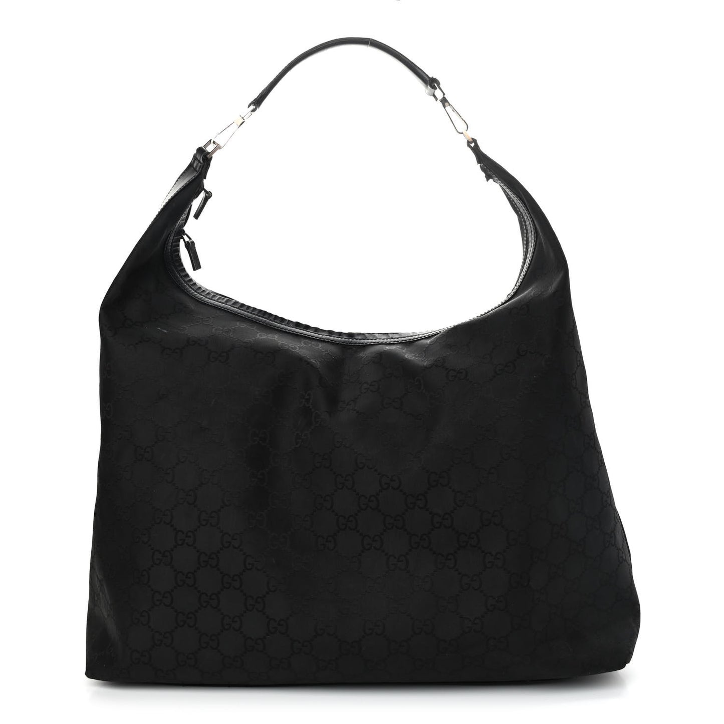 Nylon Monogram Extra Large Hobo Black