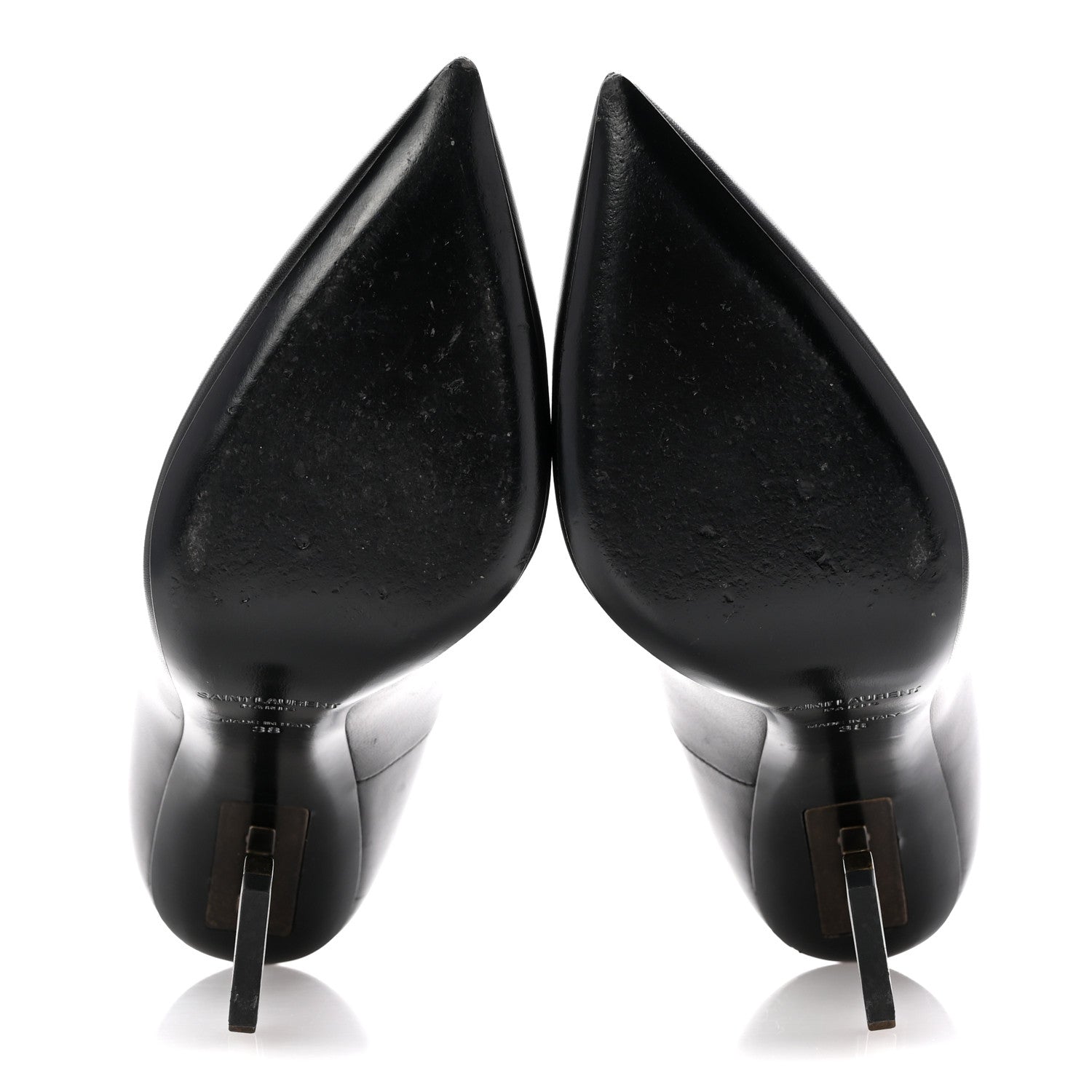 Saint Laurent Calfskin Opyum 110 Pumps 38 Black 6 of 13