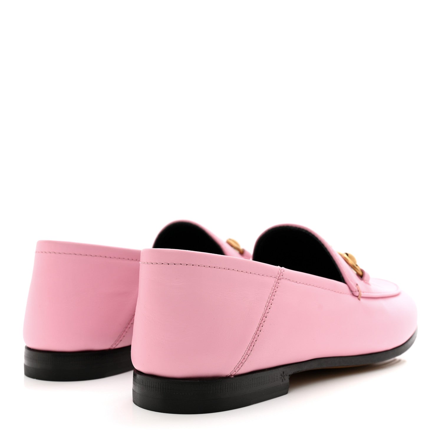 Gucci Lambskin Mystic Cat Womens Brixton Horsebit Loafers 35 Perfect Pink 4 of 11