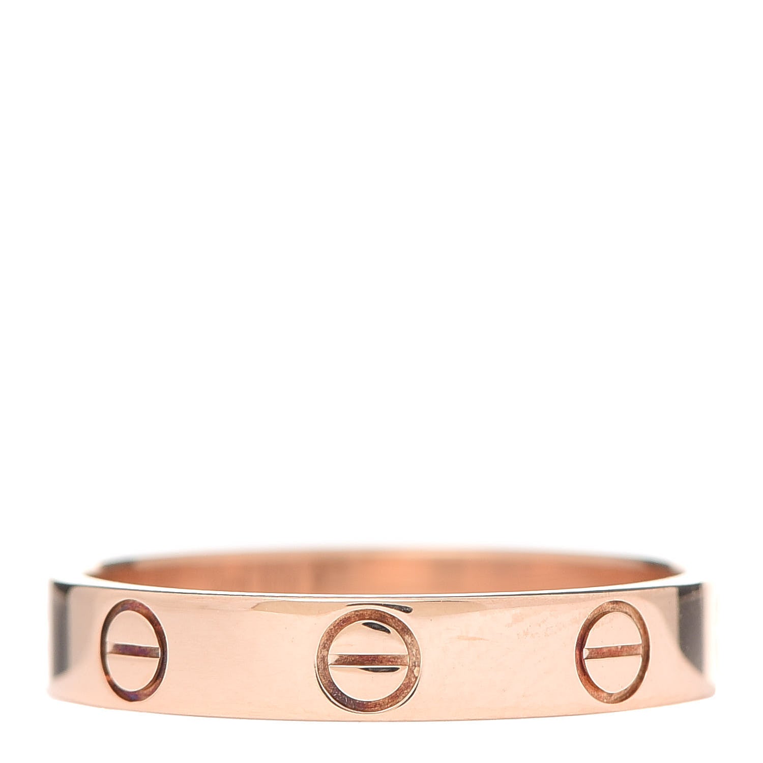 Cartier 18K Pink Gold 3.5mm LOVE Wedding Band Ring 54 7 3 of 5